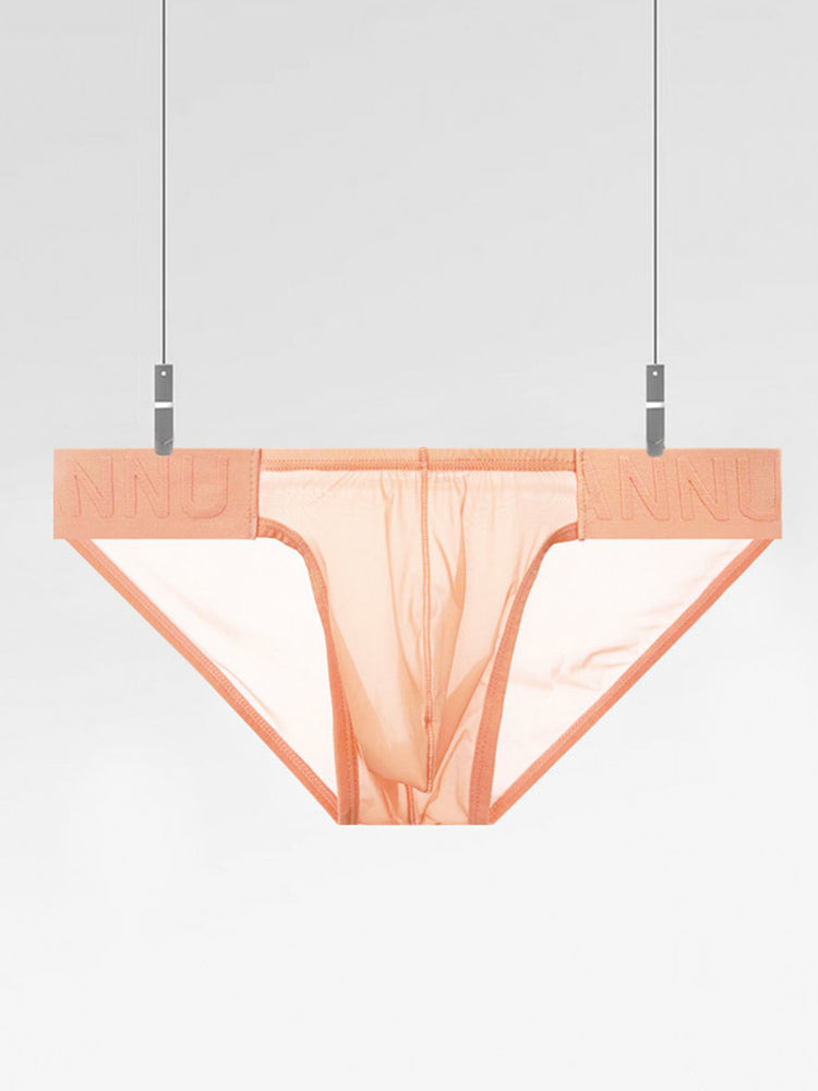 2 Pack Ultra-Thin Men's Breathable Semi-Transparent Sexy Bikini