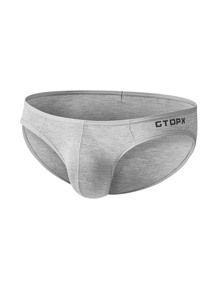 2 Pack Men's U-Shaped Pouch Single Layer Moisture-Wicking Comfortable Sexy Bikini