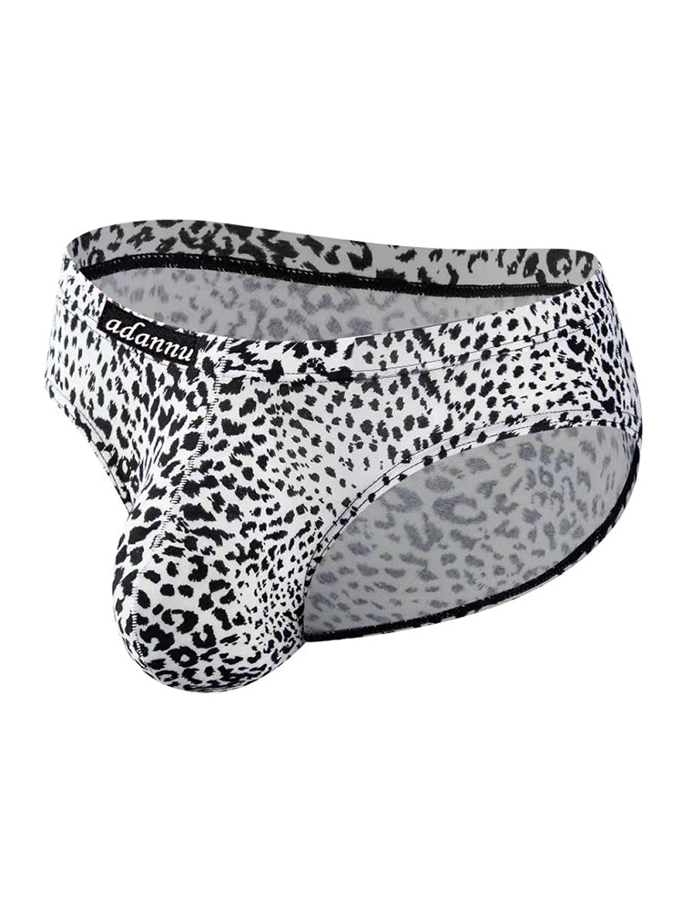 Men's Sexy Leopard Print Pouch Briefs
