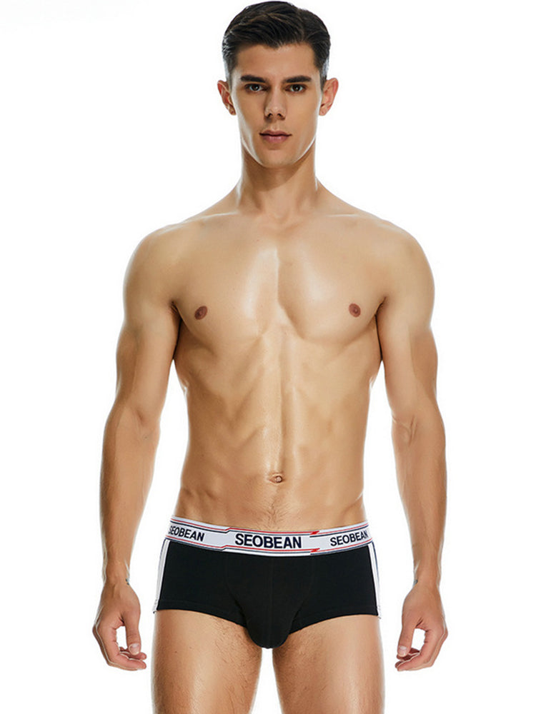 Men's Side Line Pouch Cotton Trunks