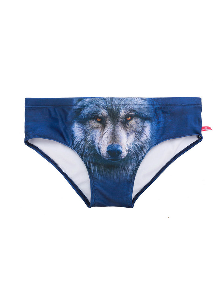 Men's Low-Rise Sexy Stylish Print Swim Briefs