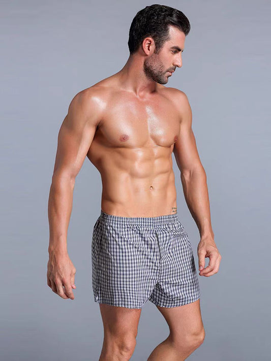 3 Pack Men's Cotton Loose Boxers