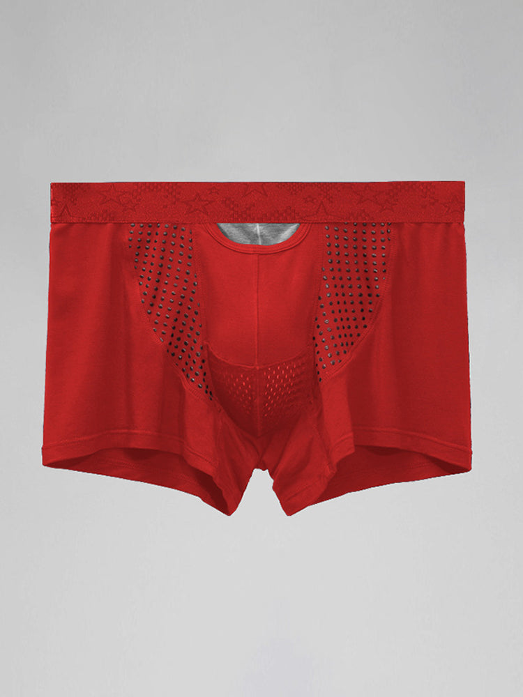 2 Pack Men's Bullet Separation Large Pouch Trunks