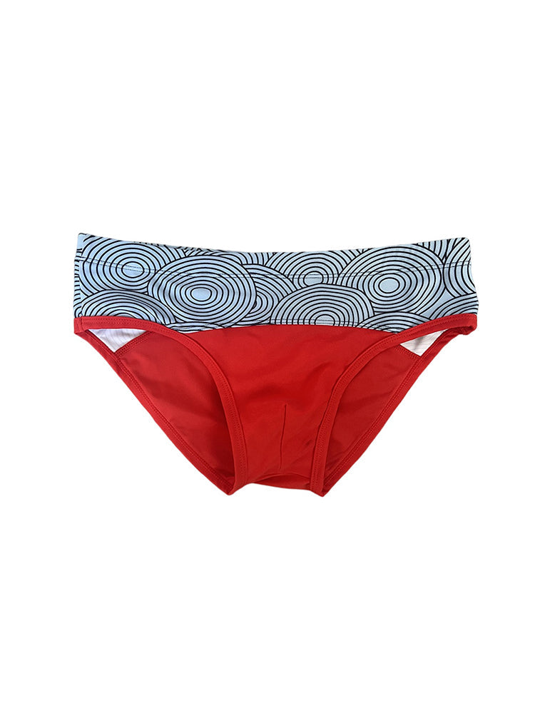 Men's 3D Pouch Low-Rise Sexy Swim Brief
