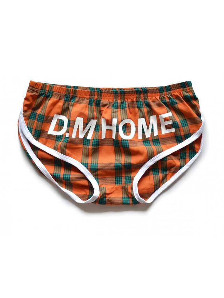 2 Pack Men's Loose Aloha Cotton Plaid Home Pants