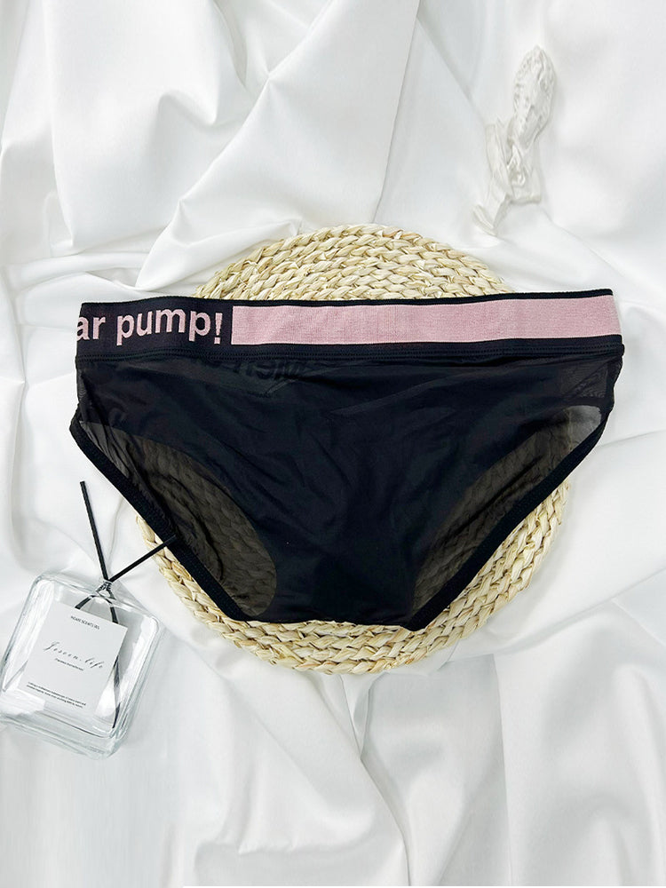 メンズ コンターポーチ シアー 通気性ブリーフ