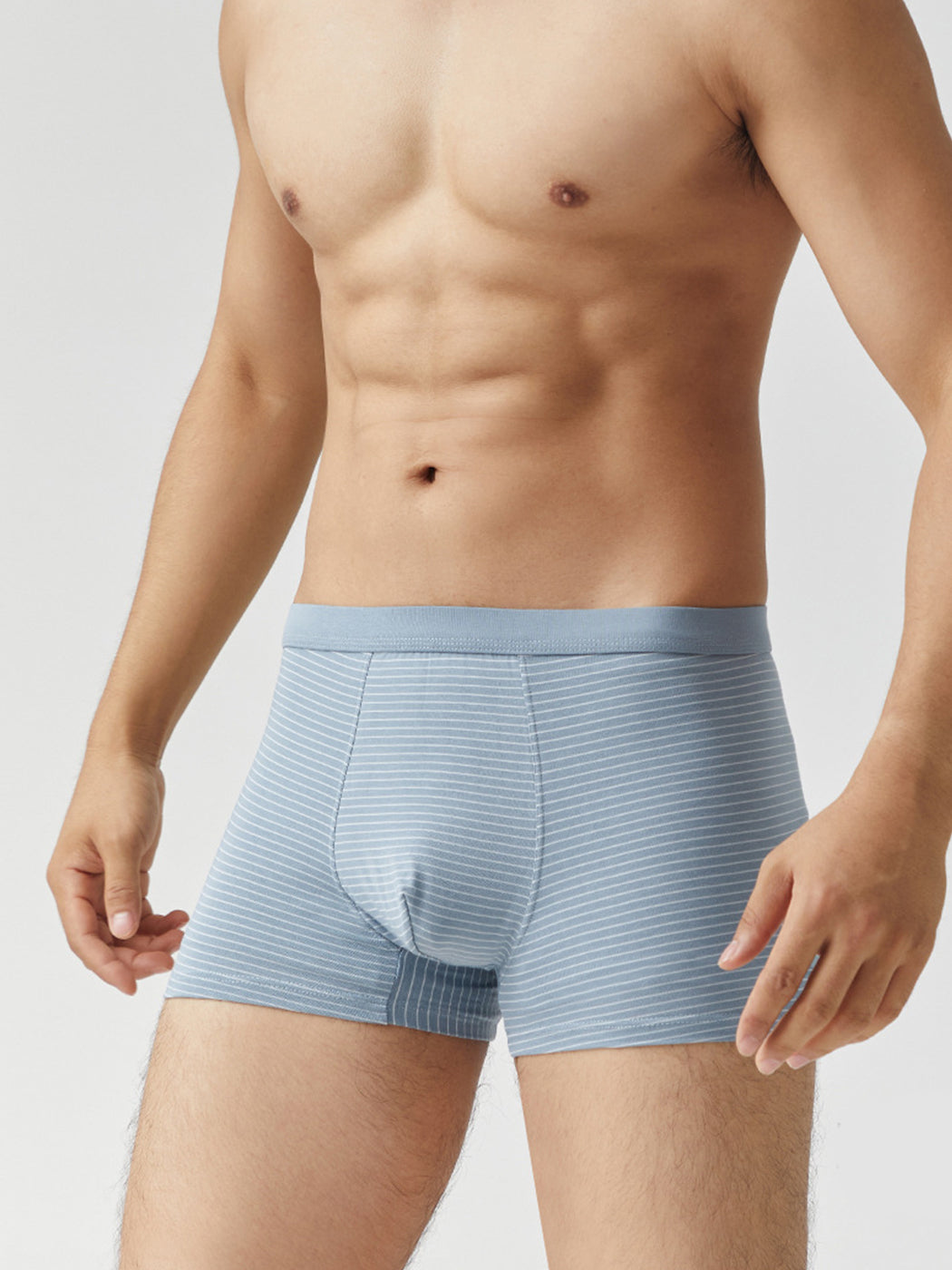 究極の快適さを追求したメンズストライプトランクス3枚組