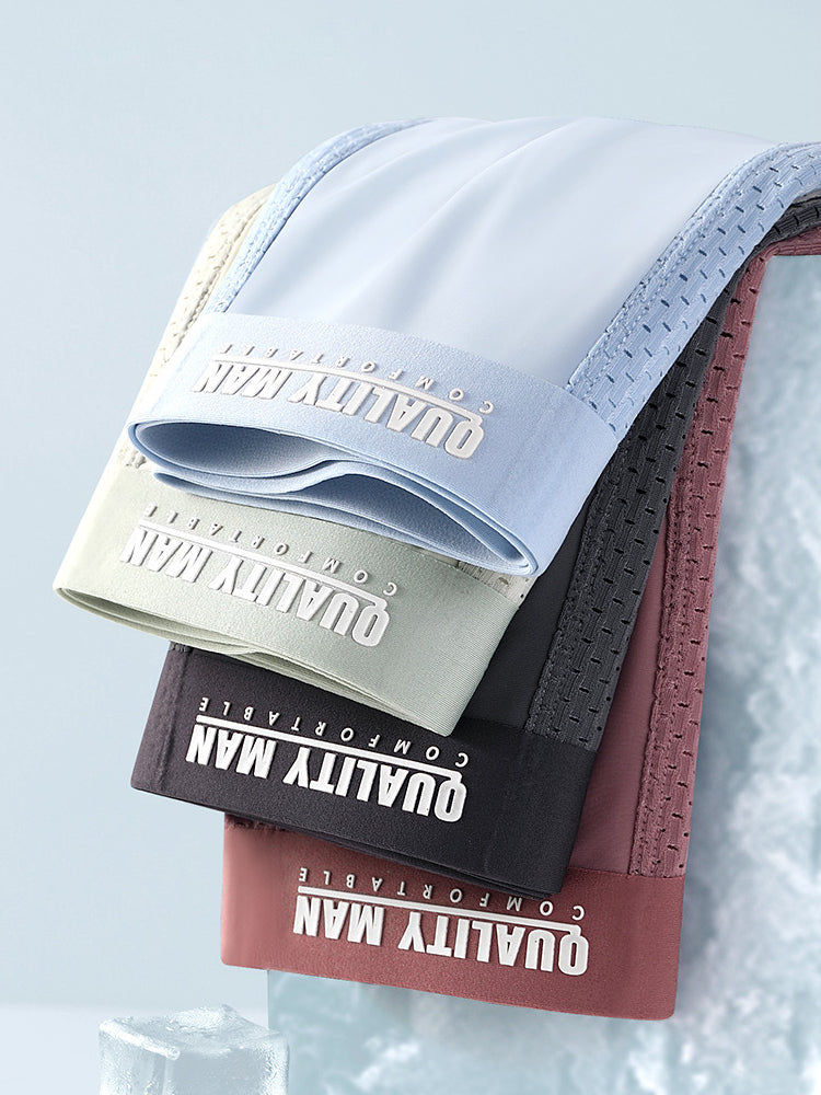 3 Pack Men's Lightweight And Breathable Trunks