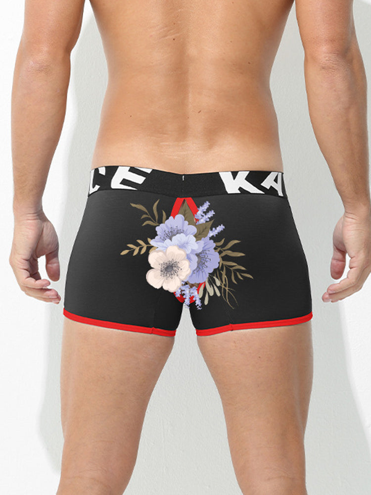 2 Pack Men's Modal Sexy Breathable Classic Trunks