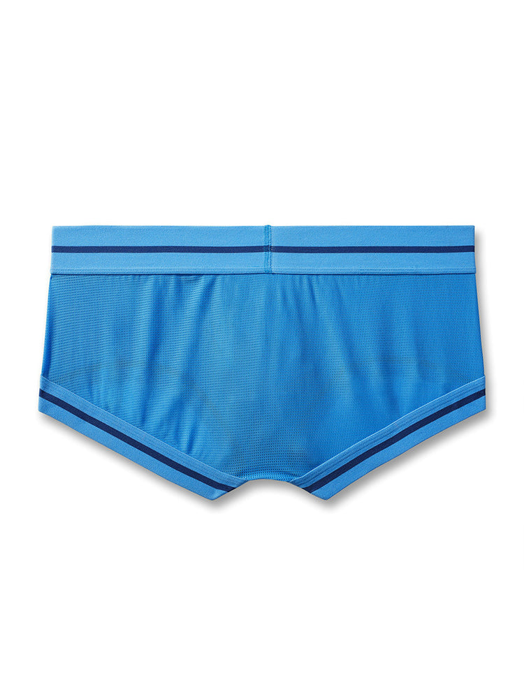 Men's Breathable Mesh Line Trunks with Fly