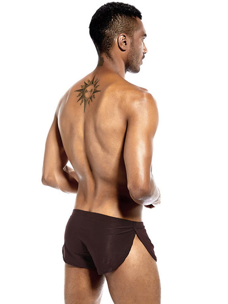 4 Pack Men's Sexy High Vent Boxer Shorts
