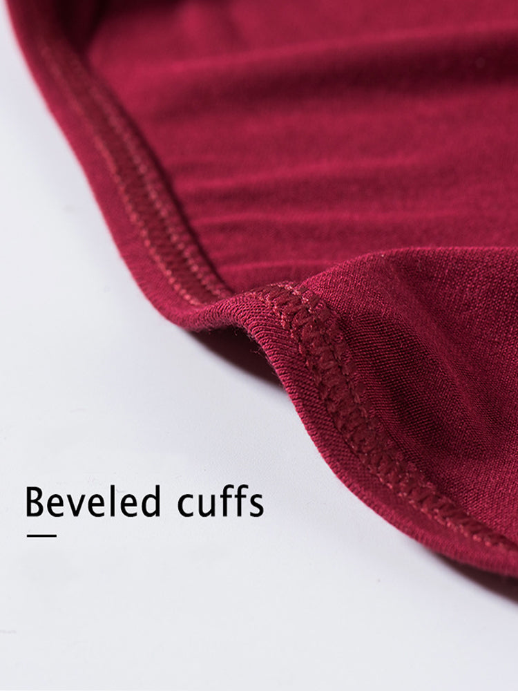 3 Pack Men's Soft and Breathable Solid Color Modal Briefs