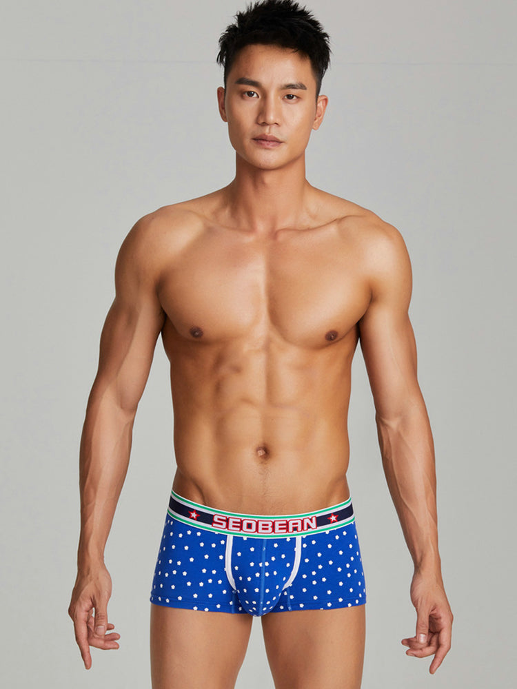 Men's Christmas Holiday Pouch Cotton Underwear
