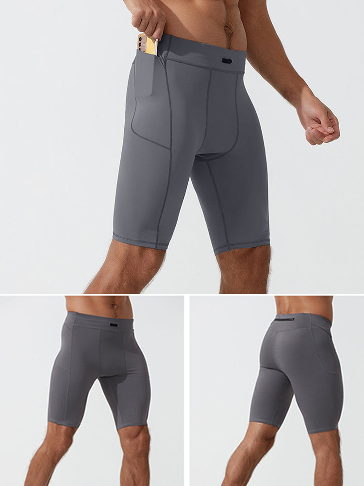 Men's High-Stretch Fitness Sports Quick-Dry Compression Shorts