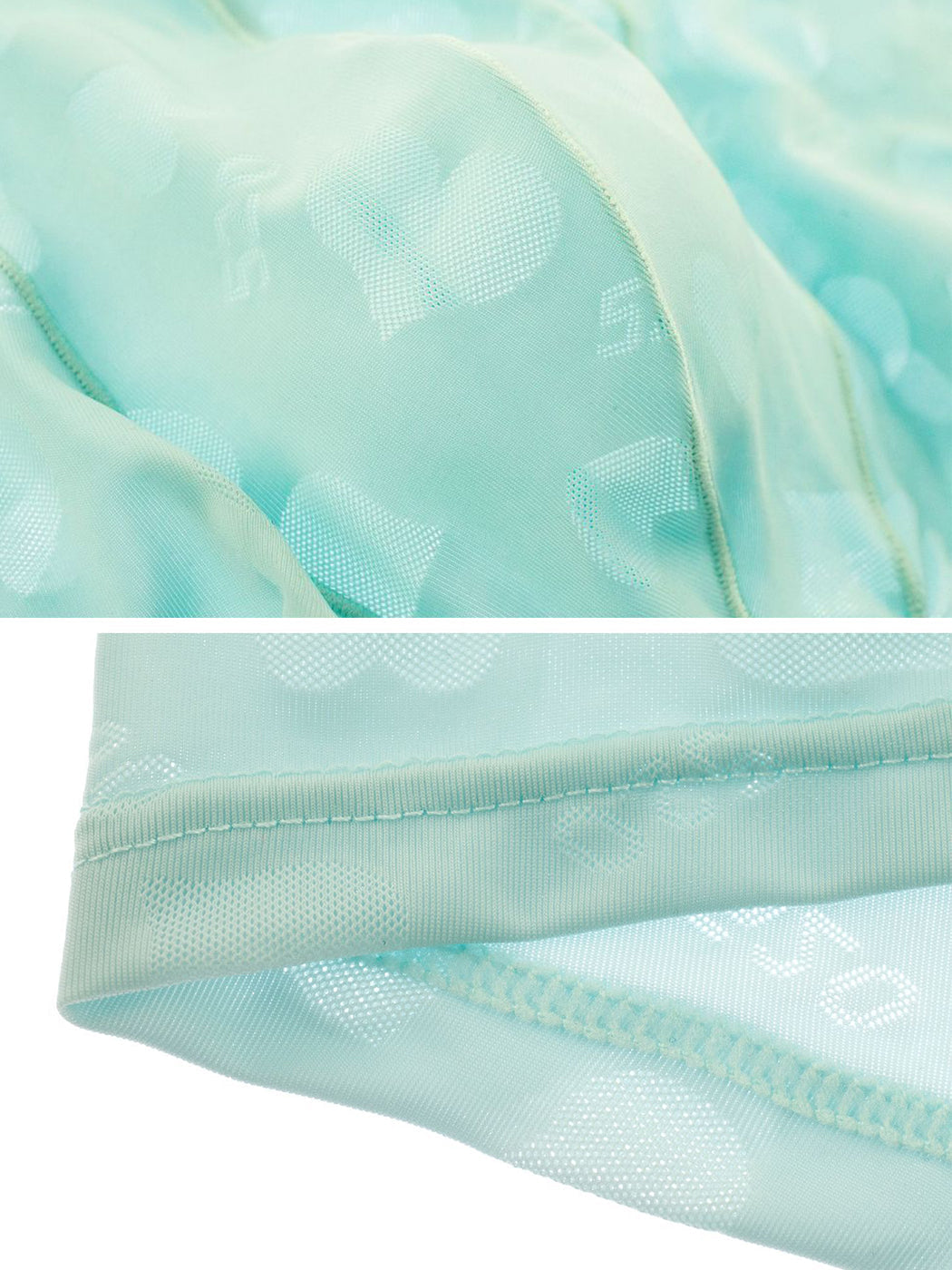 メンズセクシーハートメッシュトランクス4枚組