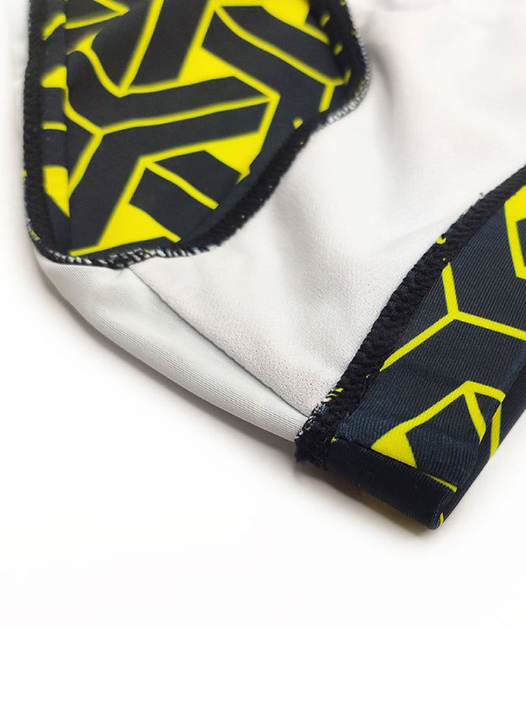 Men's 3D Pouch Printed Fitness Swim Brief