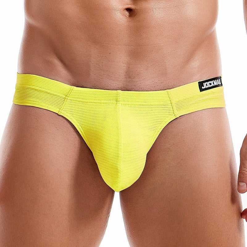 Men's Simple Breathable Mesh Pouch Bikini