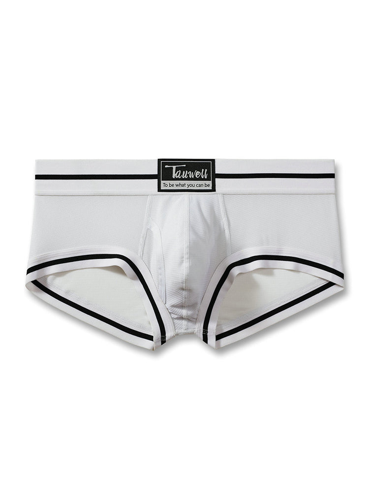Men's Breathable Mesh Line Trunks with Fly