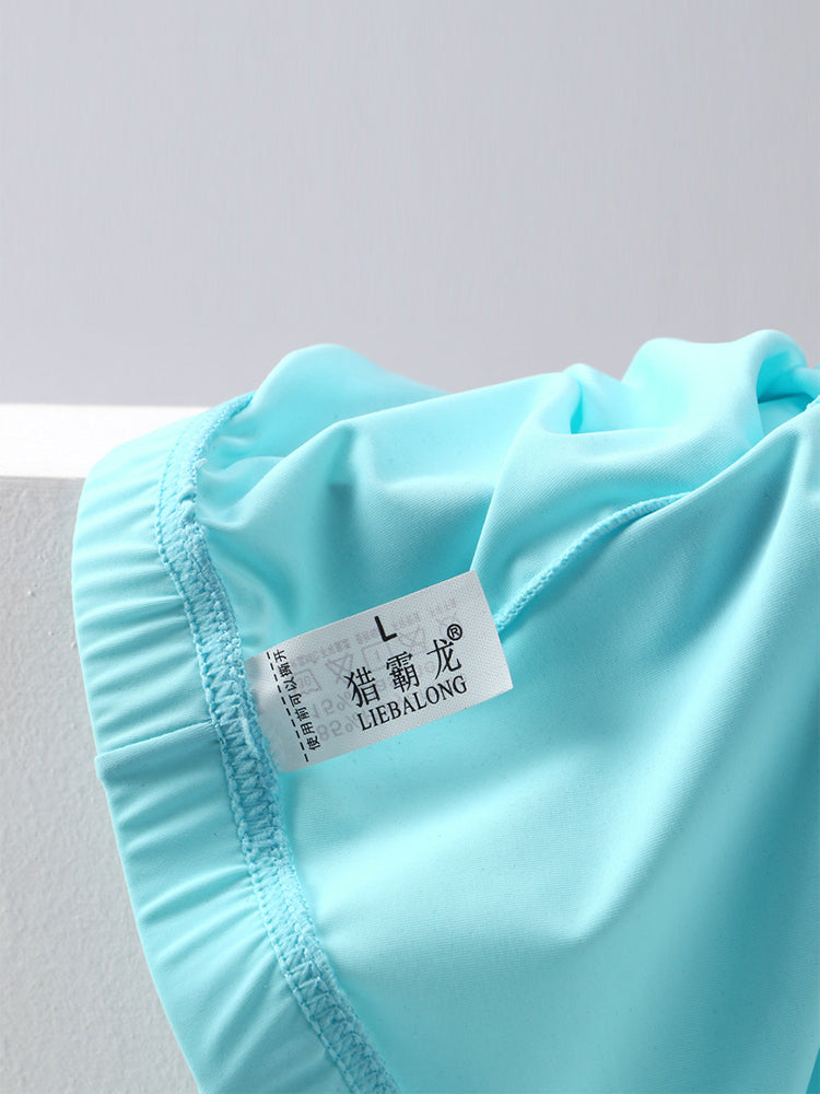 メンズ アイスシルク シームレス コンベックスポーチブリーフ 3枚組