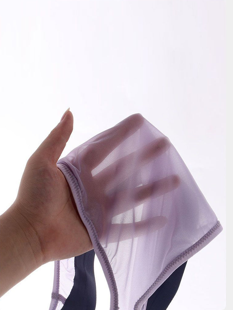 Men's Sexy Transparent Suspender Briefs