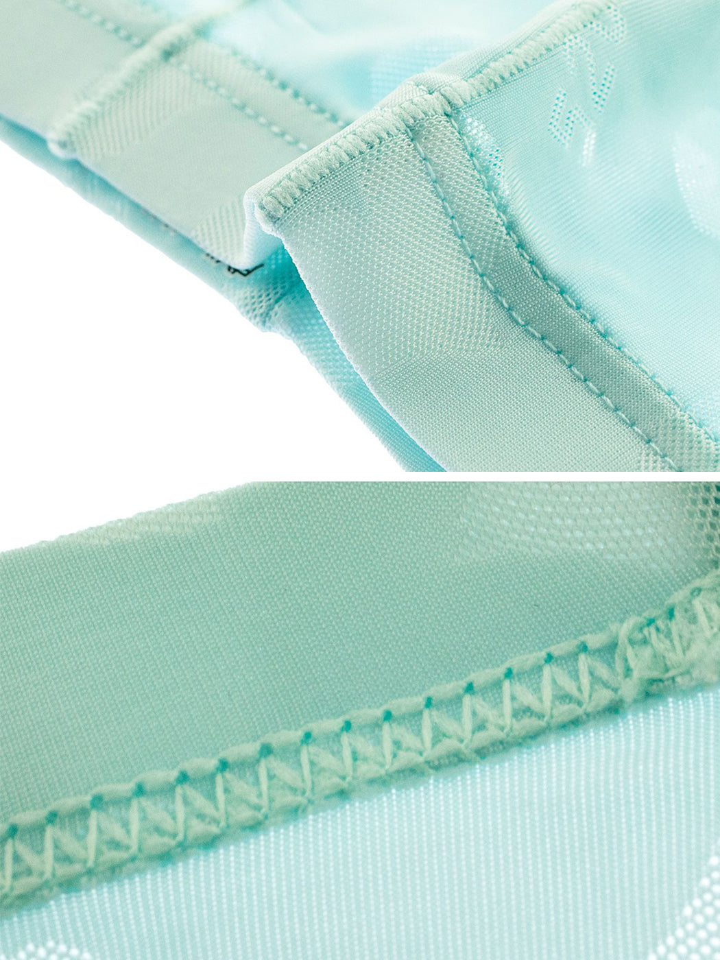 メンズセクシーハートメッシュトランクス4枚組