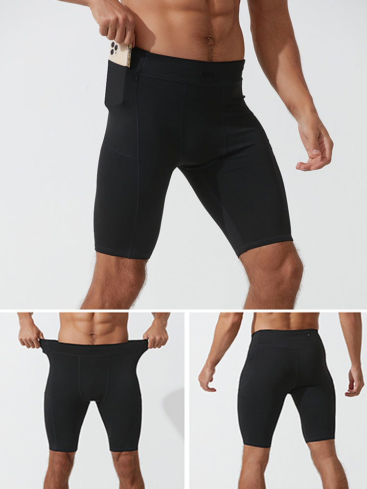 Men's High-Stretch Fitness Sports Quick-Dry Compression Shorts