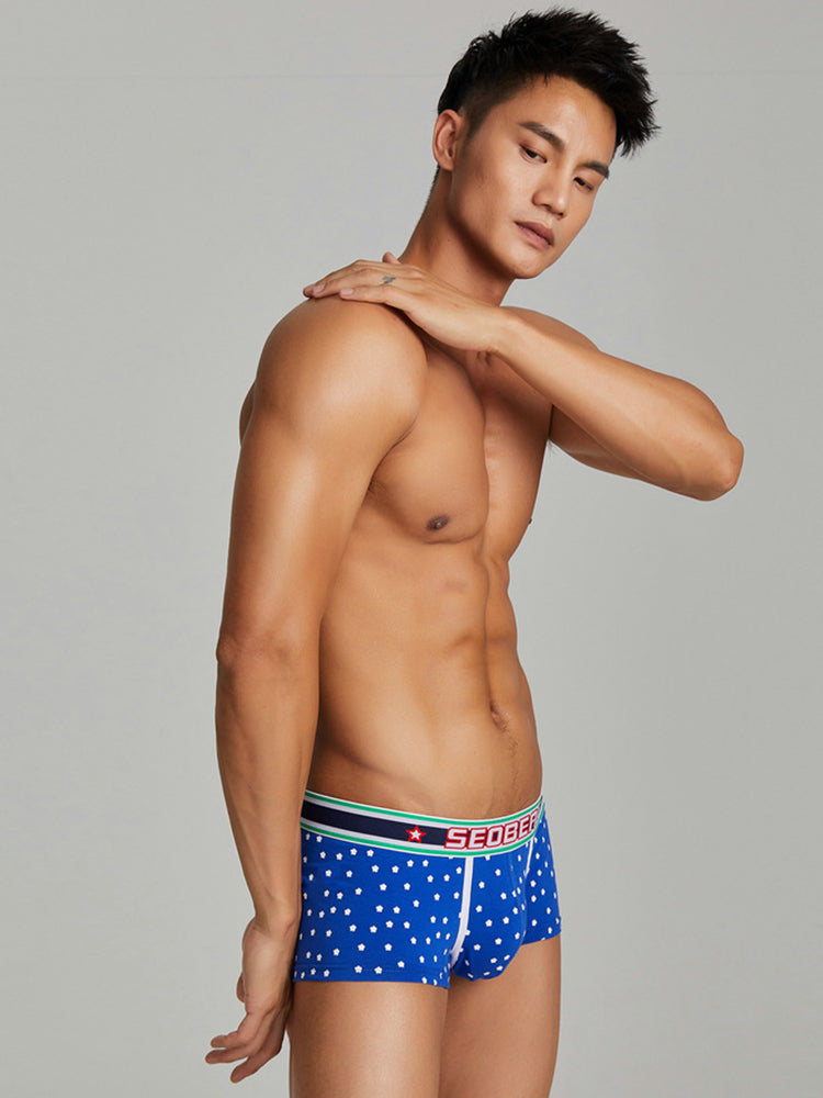 Men's Christmas Holiday Pouch Cotton Underwear