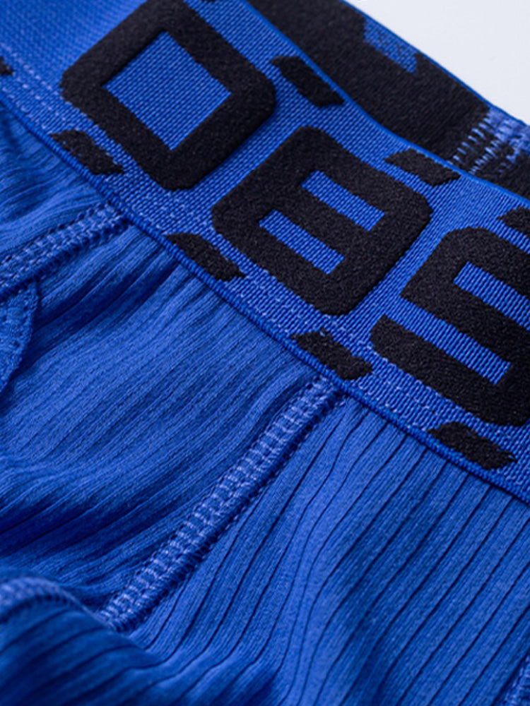 メンズUポーチローライズ通気性トランクス2枚組