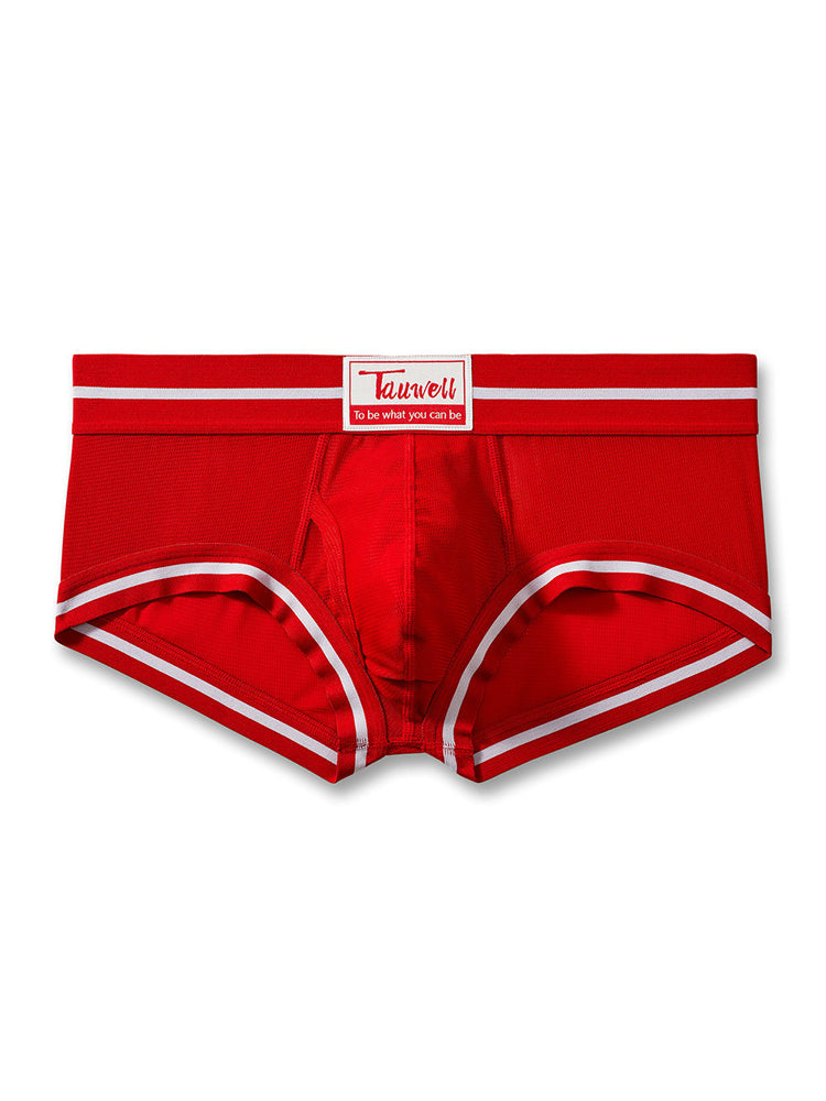 Men's Breathable Mesh Line Trunks with Fly