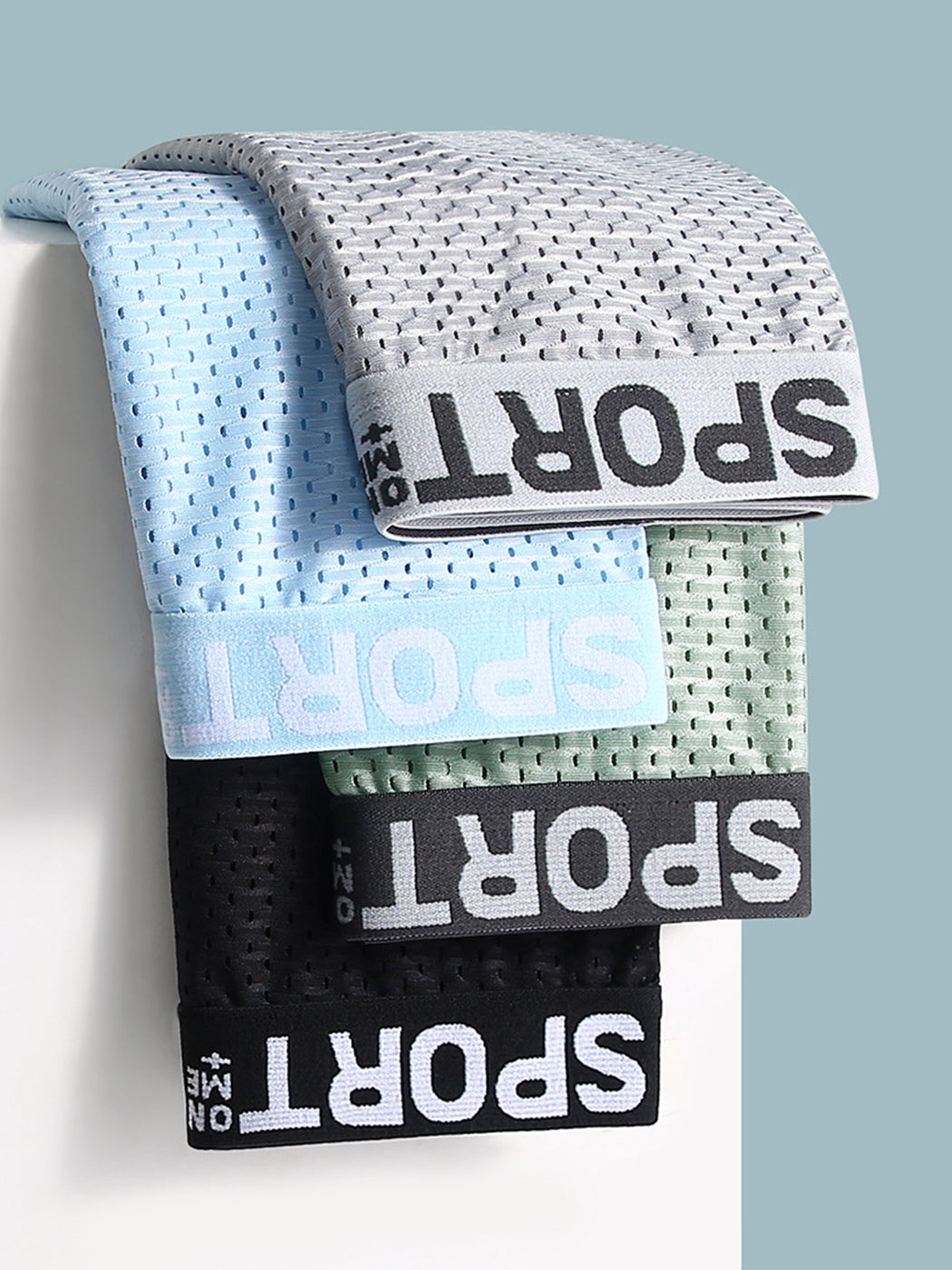 6 Pack Men's Contour Pouch Mesh Trunks