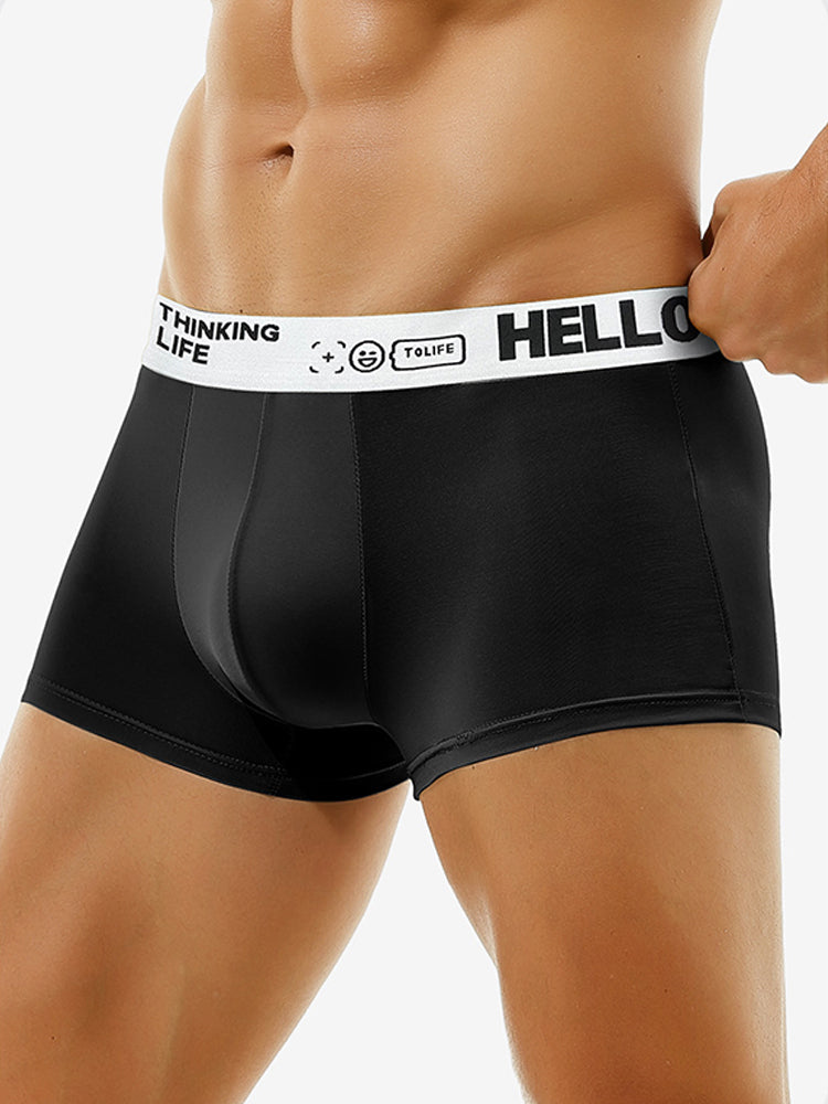 Men's Silky Thin Pouch Trunks
