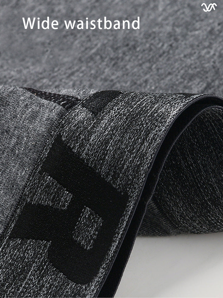 メンズ 快適コットン 擦れ防止 高伸縮性 スポーツボクサーブリーフ 4枚パック