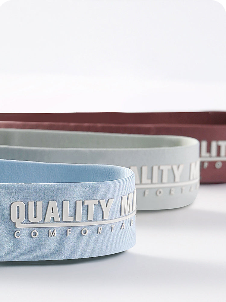 3 Pack Men's Lightweight And Breathable Trunks