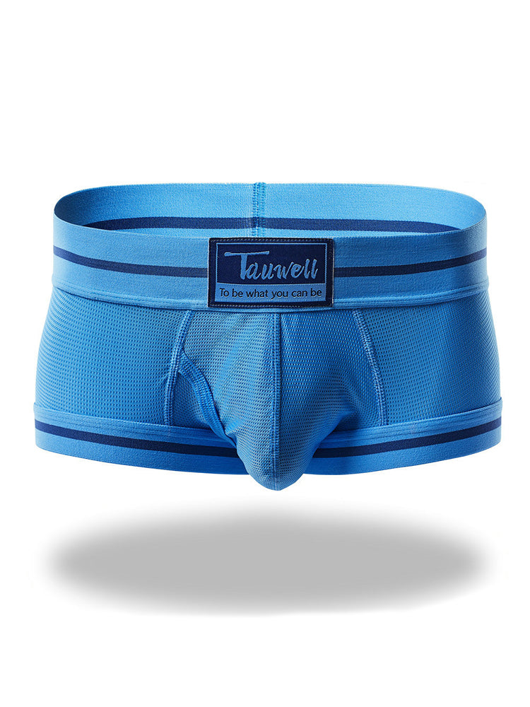 Men's Breathable Mesh Line Trunks with Fly