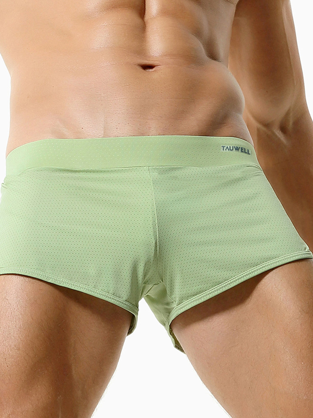Men's Breathable Mesh Boxer Shorts With Separate Pouch