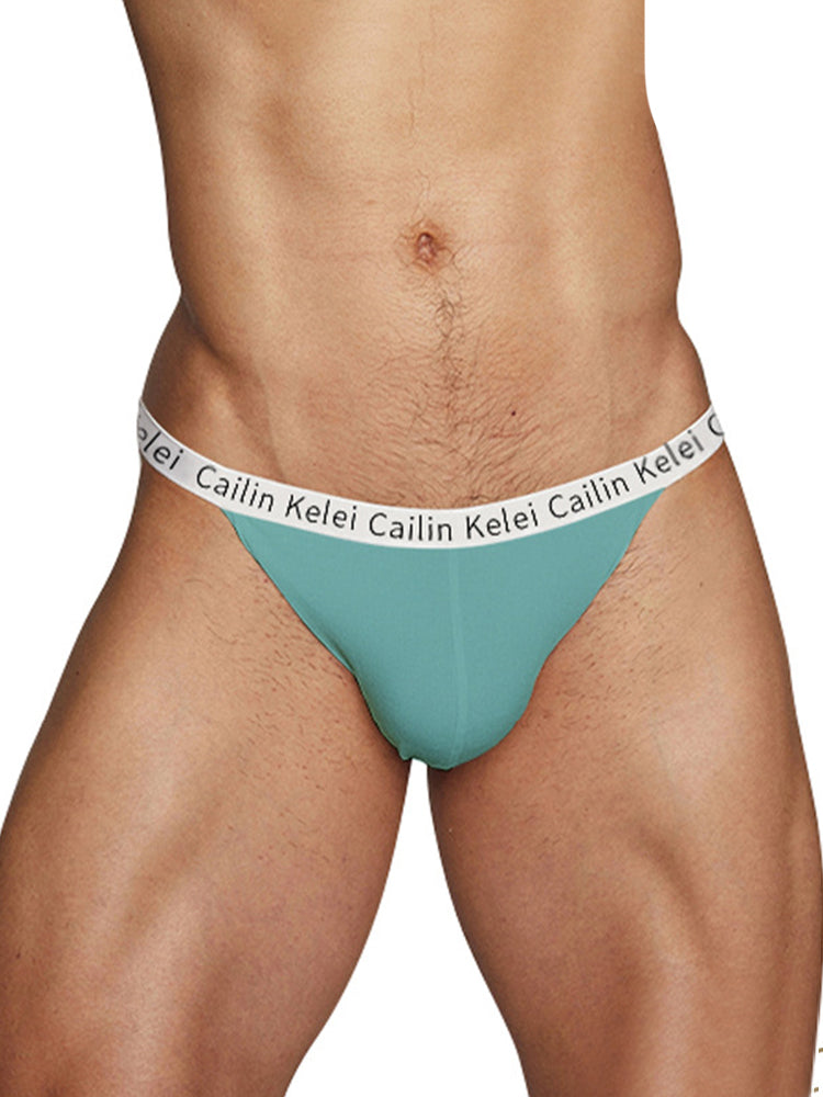 3-pack Men's Ultra Sexy Low Rise U-shaped Convex Pouch Briefs