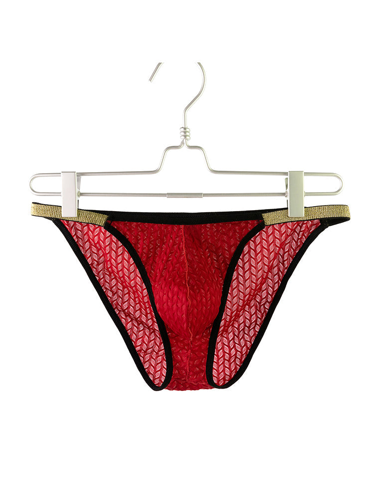 3 Pack Men's Sexy Low-Rise Hip-Lifting Briefs