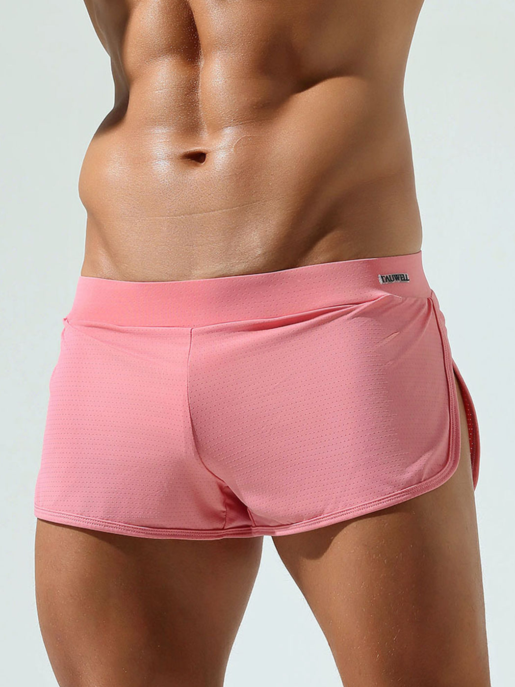 Men's Breathable Mesh Boxer Shorts With Separate Pouch
