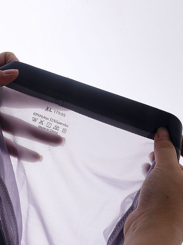 Men's Sexy Transparent Suspender Briefs