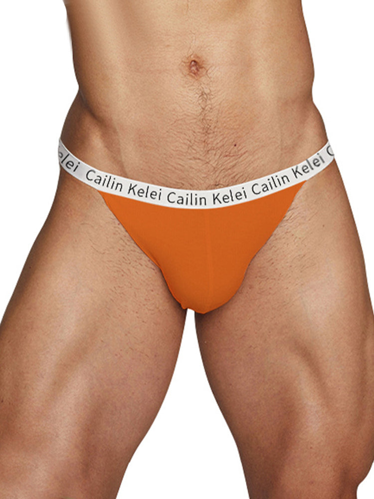 3-pack Men's Ultra Sexy Low Rise U-shaped Convex Pouch Briefs