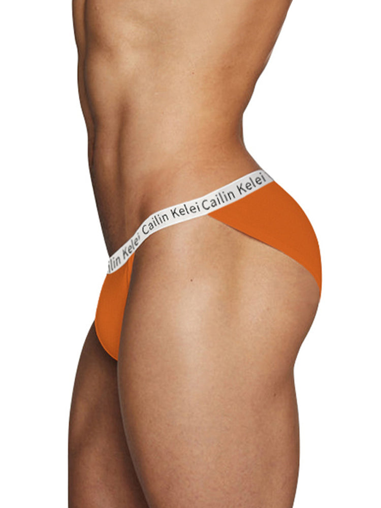 3-pack Men's Ultra Sexy Low Rise U-shaped Convex Pouch Briefs