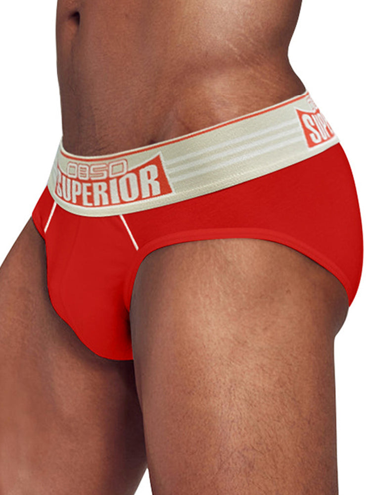 メンズ 伸縮性ウエストバンド ローライズ ポーチブリーフ