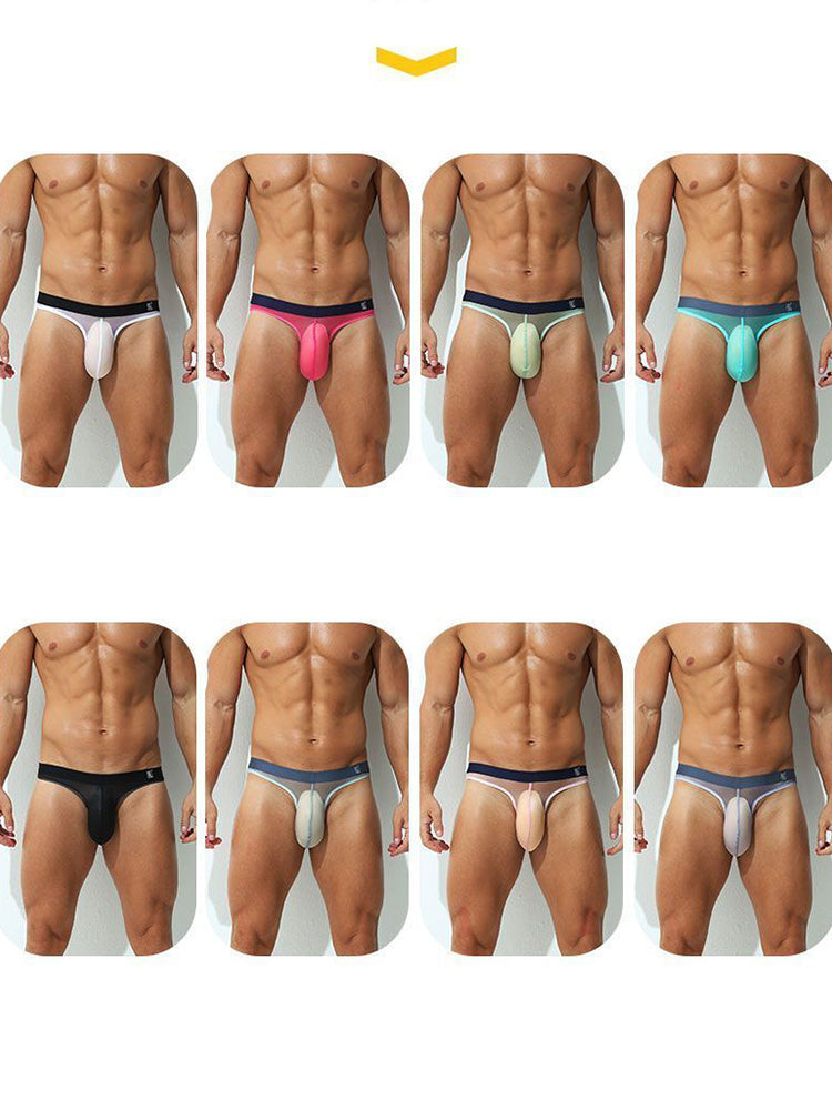 Men's Sexy Transparent Suspender Briefs