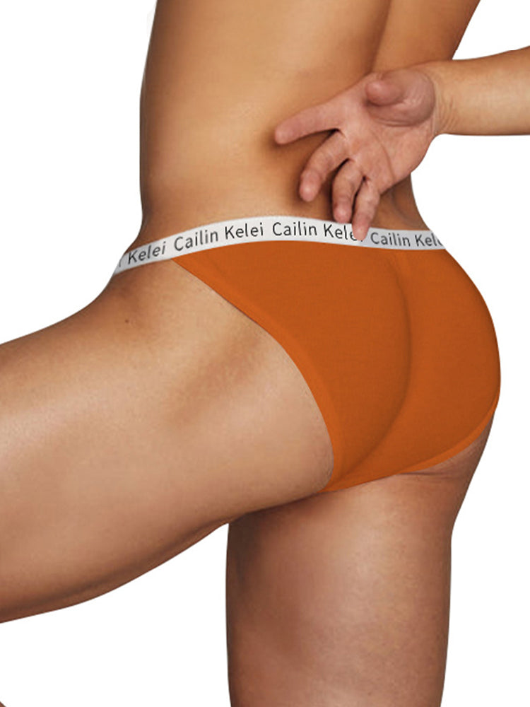 3-pack Men's Ultra Sexy Low Rise U-shaped Convex Pouch Briefs