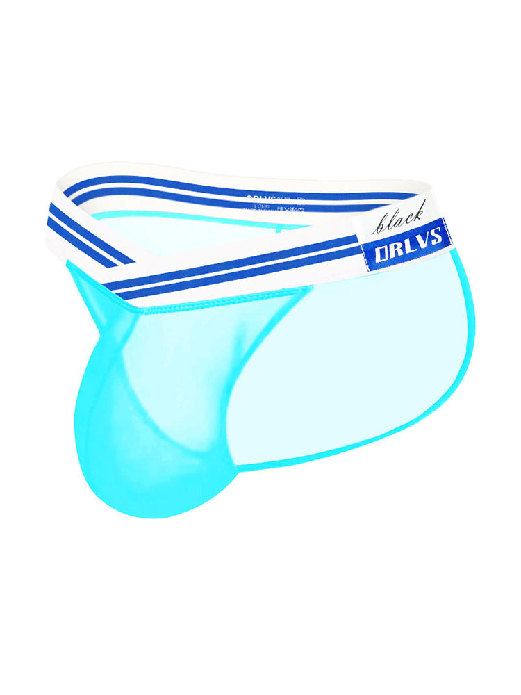 メンズセクシー半透明メッシュブリーフ2枚組