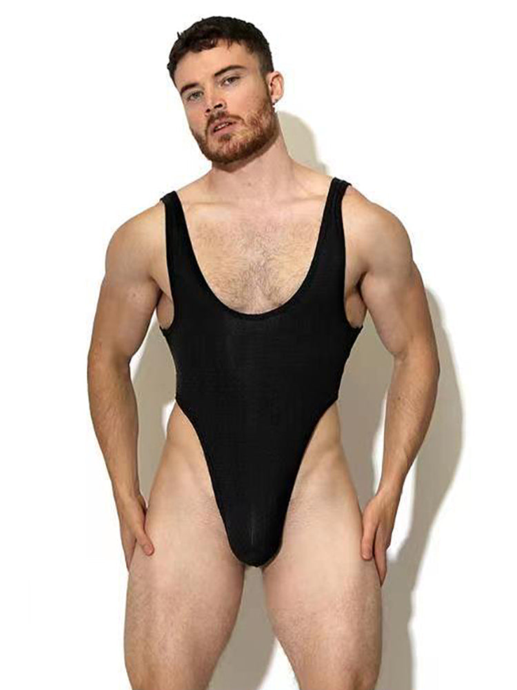 Men's Sports Fitness Camouflage Print One-Piece Jumpsuit