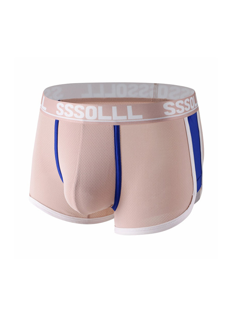 メンズ ミッドライズ アイスシルク メッシュトランクス 3枚組