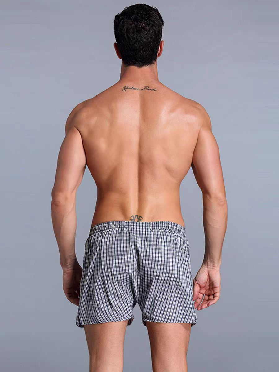 3 Pack Men's Cotton Loose Boxers