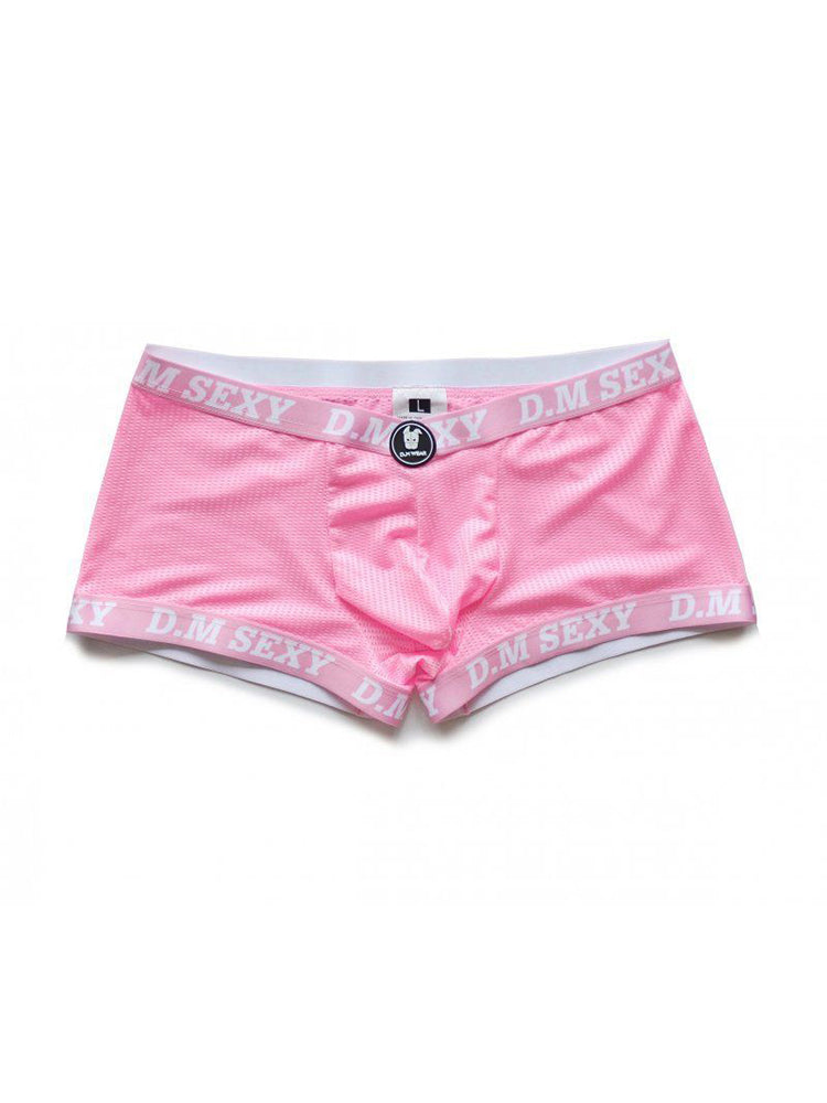 2 Pack Men's Low Waist Mesh Breathable Sports Trunks