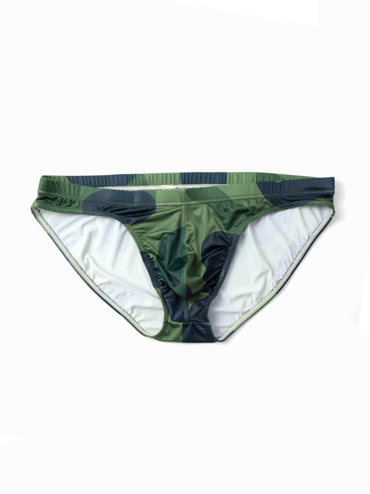 2 Pack Men's U-Pouch Camouflage Trendy Briefs
